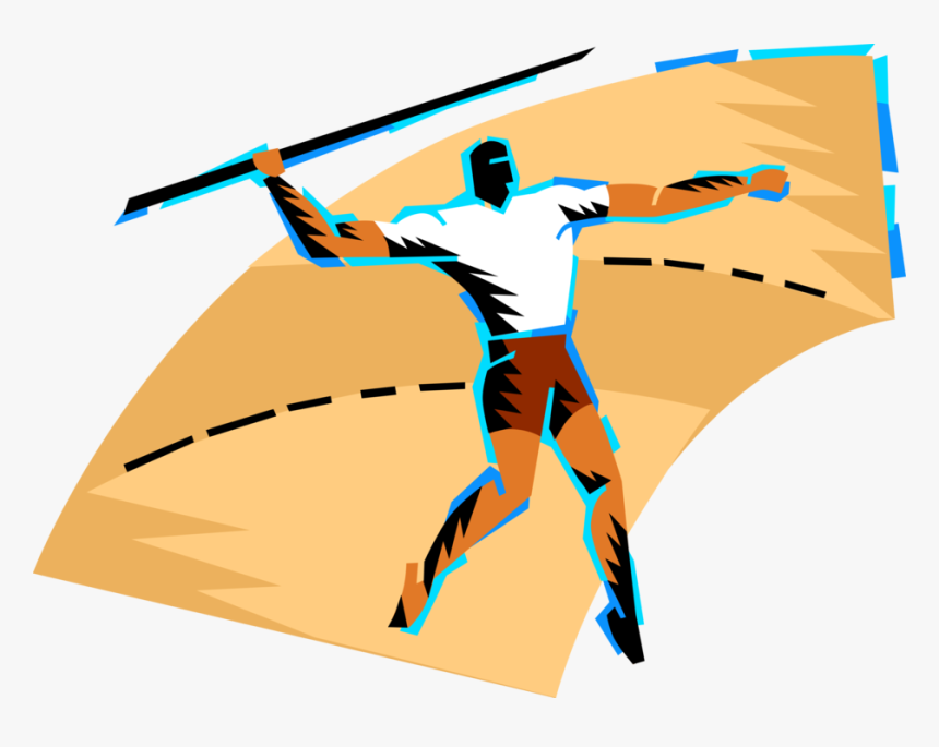 Vector Illustration Of Track And Field Athletic Sport - Illustration, HD Png Download, Free Download