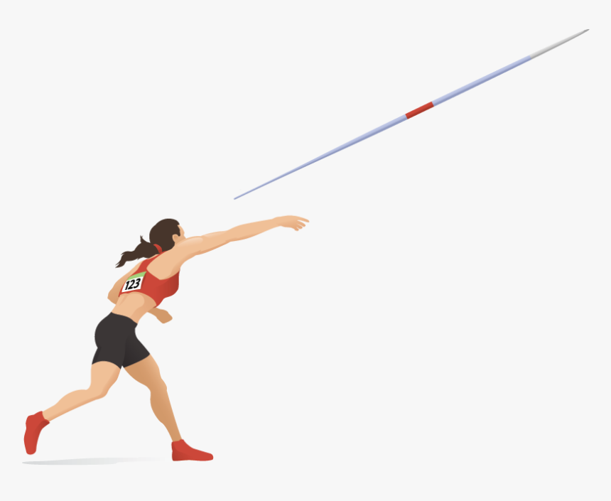 Javelin Thrower Clipart, HD Png Download, Free Download