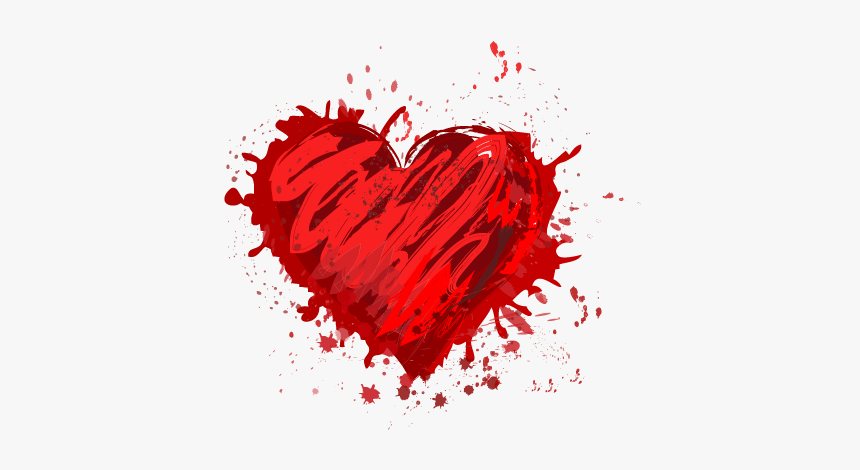 Heart Grunge Png Transparent, Png Download, Free Download