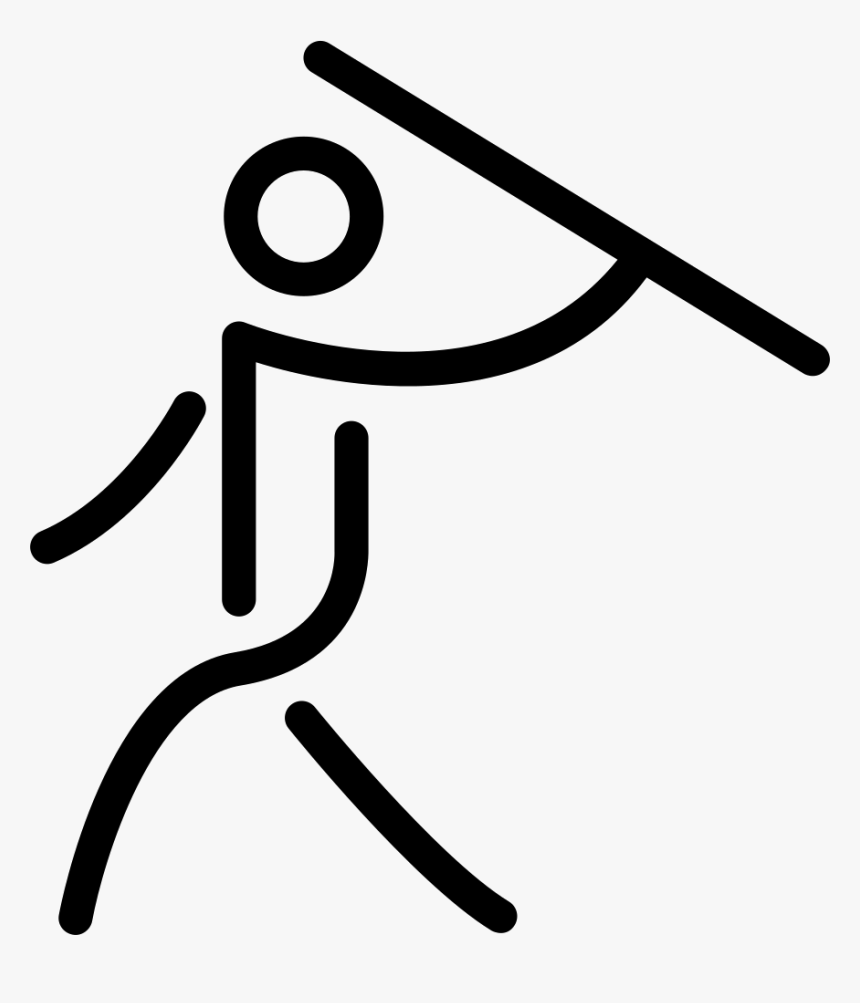 Javelin Sport - Stick Men Throwing Something, HD Png Download, Free Download