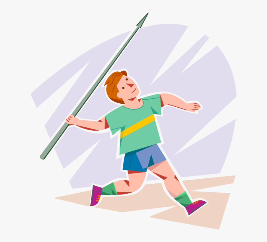 Vector Illustration Of Track And Field Athletic Sport - Illustration, HD Png Download, Free Download