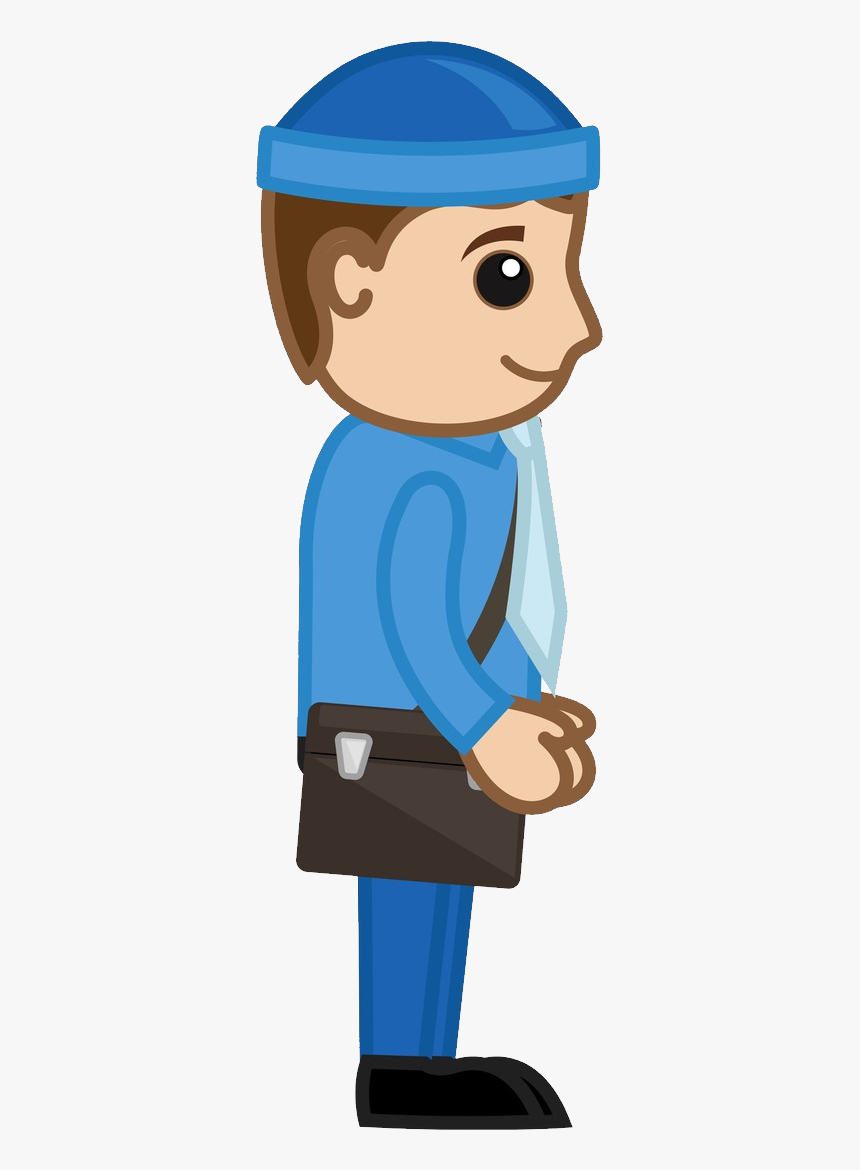 Postman Png - Side Pose Character Vector, Transparent Png, Free Download