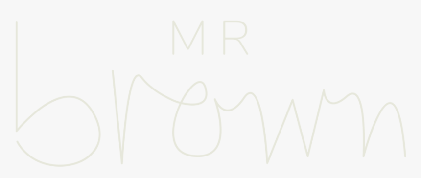 Mr Brown Logo Home - Calligraphy, HD Png Download, Free Download