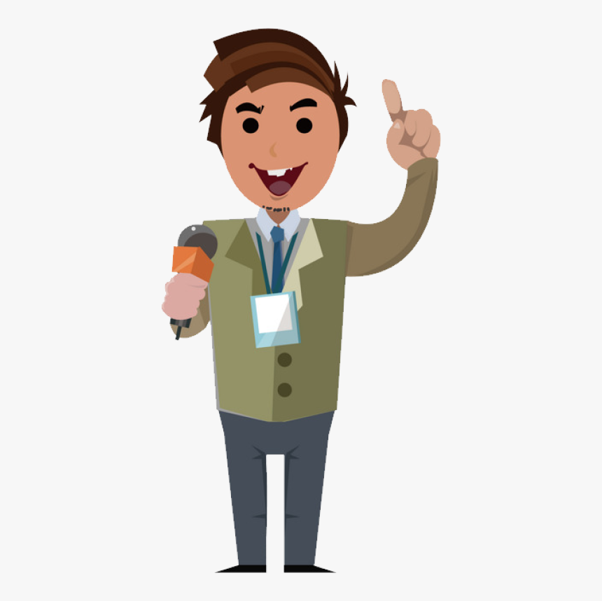 Transparent Journalist Clipart - Reporter Png, Png Download, Free Download