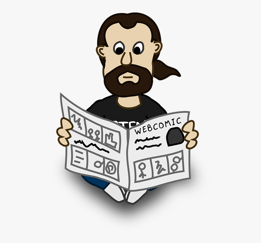 Newspaper Reporter Cliparts 17, Buy Clip Art - Baca Koran Png, Transparent Png, Free Download