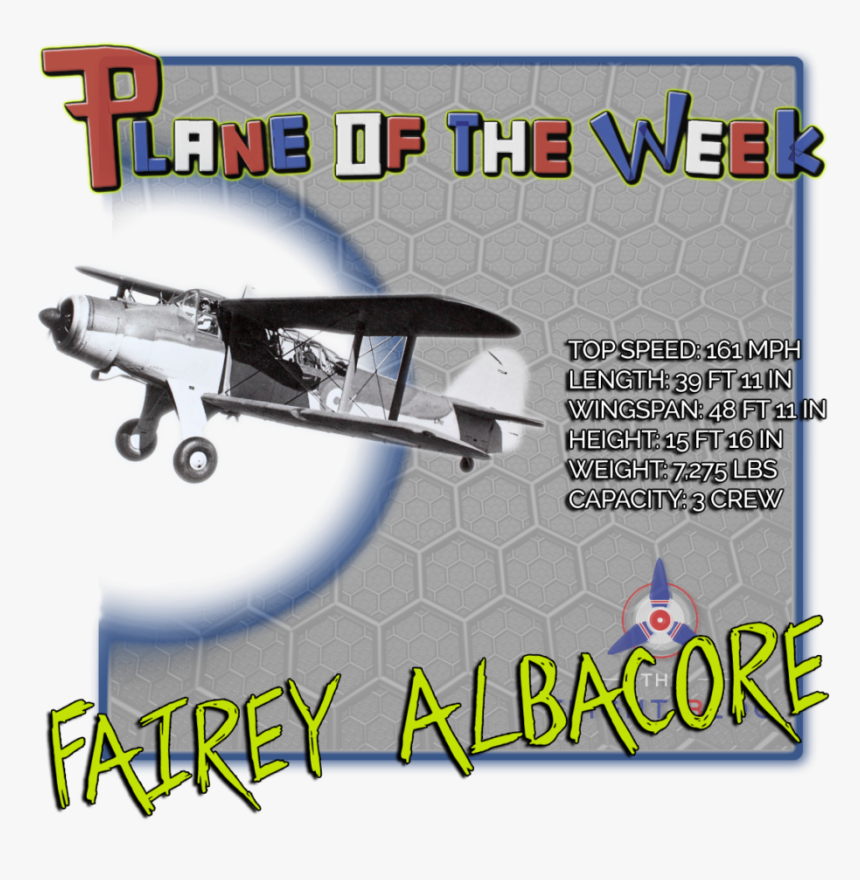 Fairey Albacore - Airplane, HD Png Download, Free Download