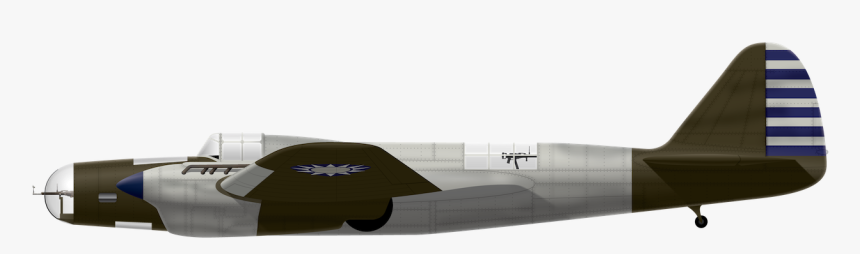 Xb-3 Side View - Heavy Bomber Ww2 Side View, HD Png Download, Free Download