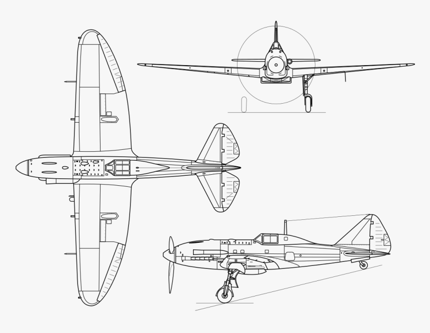 Drawn War Wwii Plane - Italian Reggiane 2007 Jet Ww2, HD Png Download, Free Download