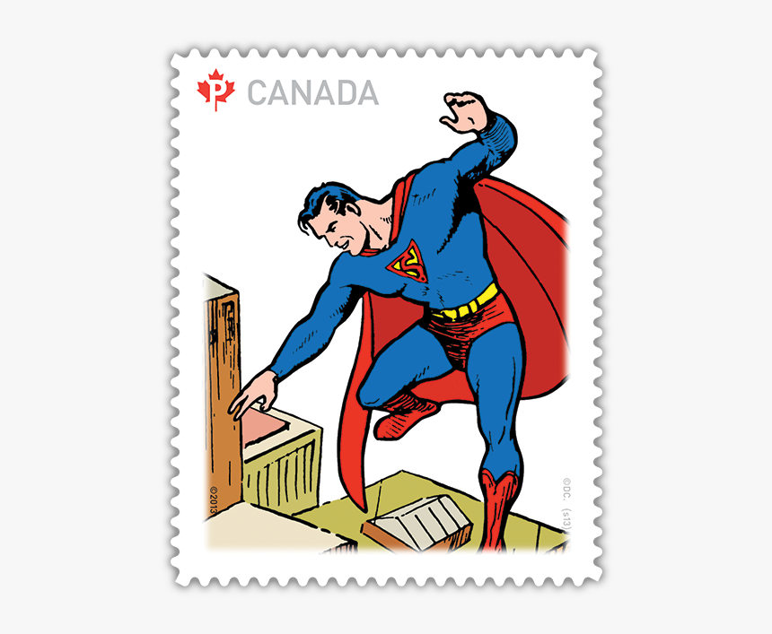 Canada Post Superman Stamps, HD Png Download, Free Download