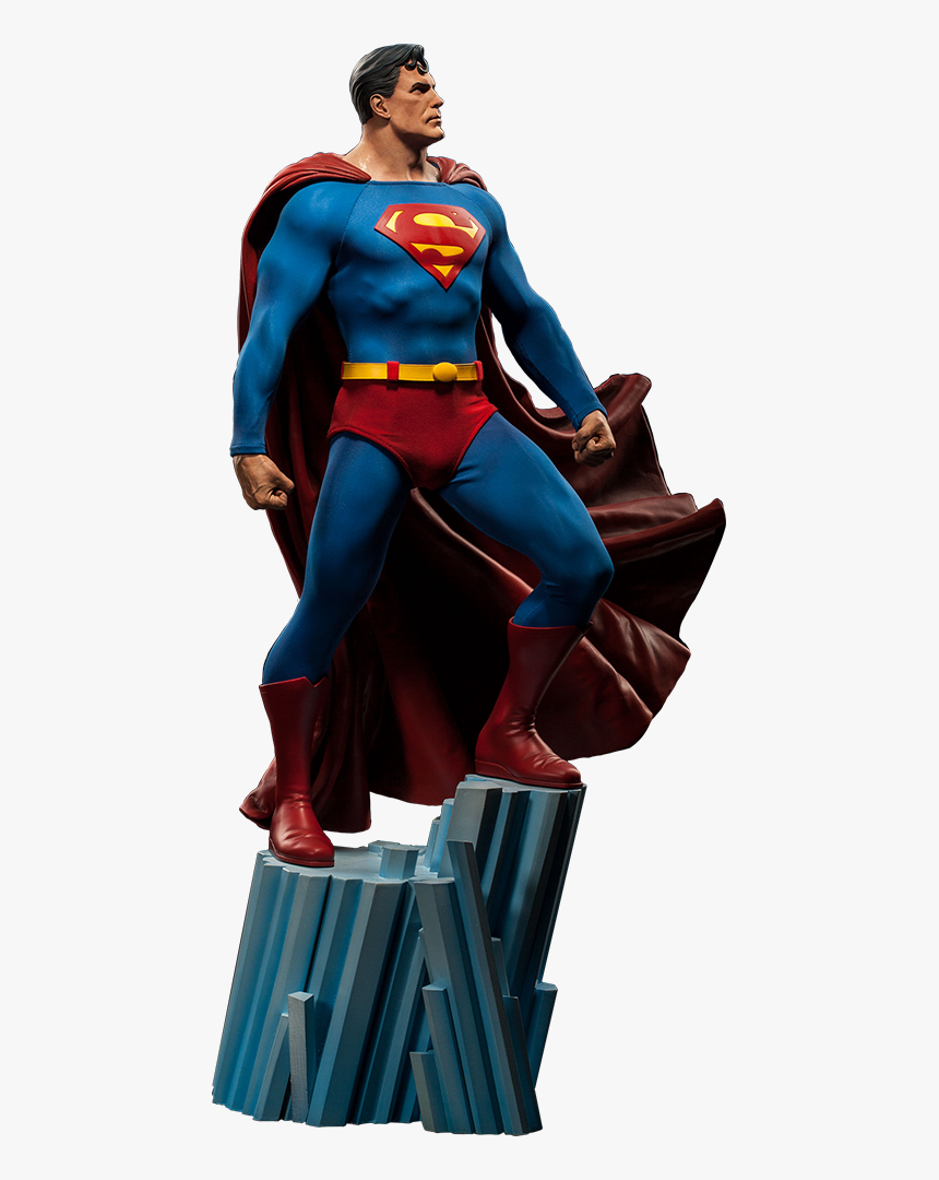 Superman Premium Format Statue - Superman Flying Statue Figure, HD Png Download, Free Download