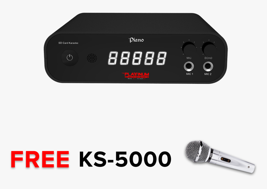 5 Ks5000 Mic - Piano 1.5 Platinum Karaoke, HD Png Download, Free Download