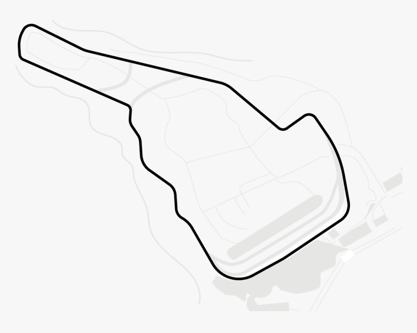 Track Map Roadatlanta - Line Art, HD Png Download, Free Download