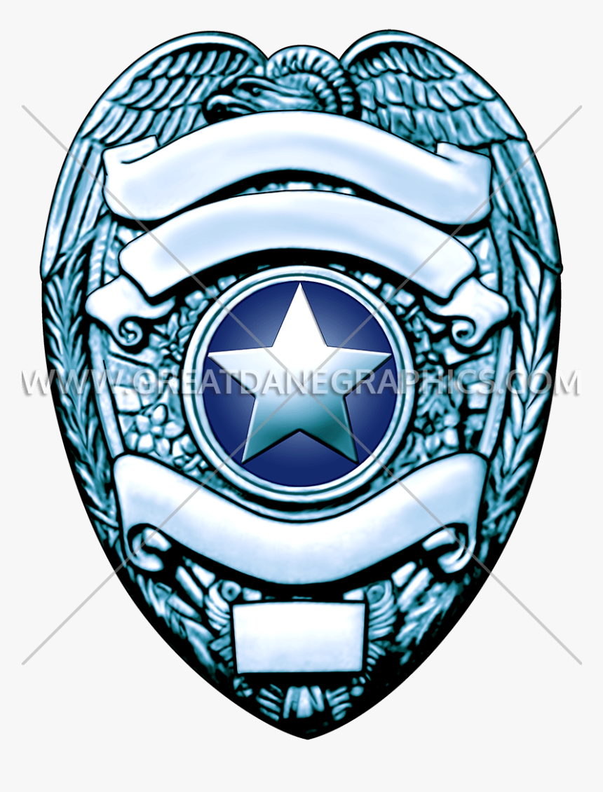 Silver Production Ready Artwork - Clip Art Police Badge Template, HD Png Download, Free Download