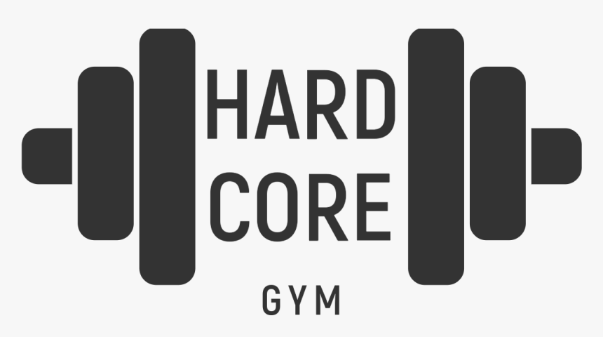 Hard Core Gym Logaster Logo - Gym Logo, HD Png Download, Free Download