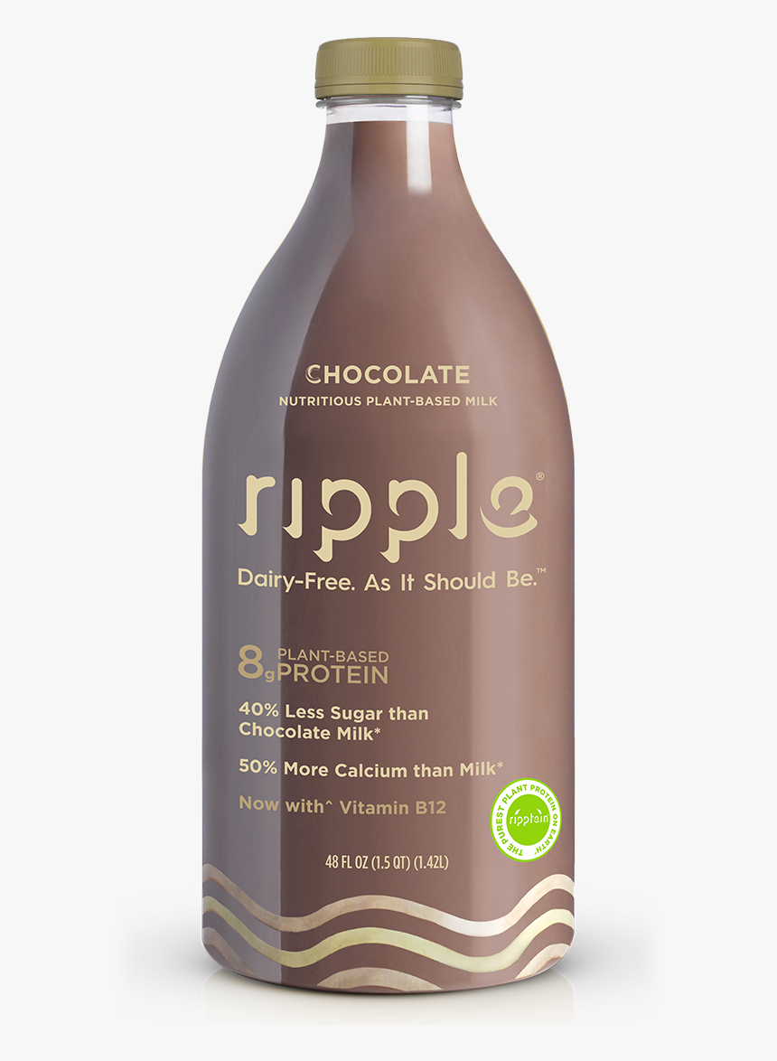 Ripple Chocolate Pea Milk Review, HD Png Download, Free Download