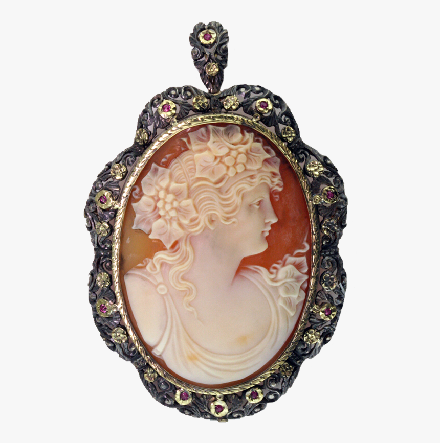 #cameo #necklace #pendant #jewelry #pngs #png #lovely - Vintage Jewelry, Transparent Png, Free Download