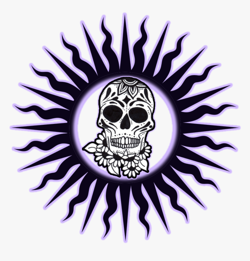 Santa Muerte Negra - Bhagwa Om Logo, HD Png Download, Free Download