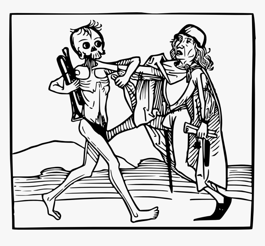 Danse Macabre Heidelberger Totentanz 1488, HD Png Download, Free Download