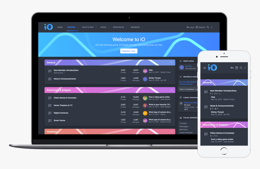 Product - Xenforo Theme, HD Png Download, Free Download