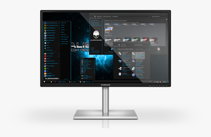 Alienware Blue - Computer Monitor, HD Png Download, Free Download