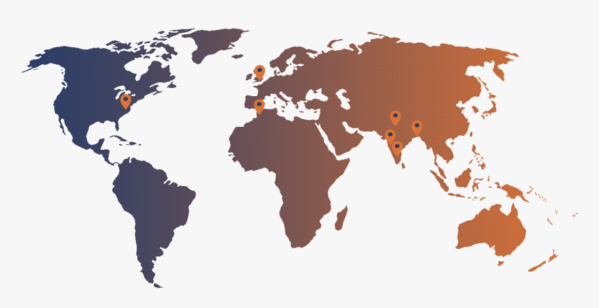 Dynpro Map - Map Of The World 1985, HD Png Download, Free Download