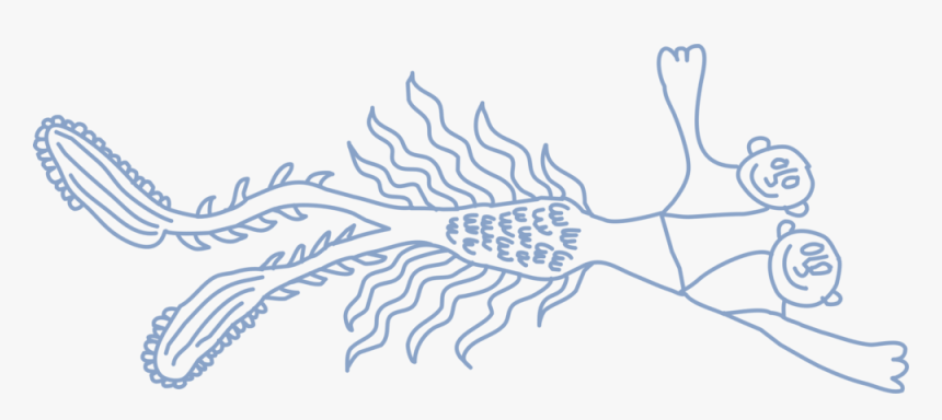 Rivers Speak Merman Twins Reworked - Illustration, HD Png Download, Free Download