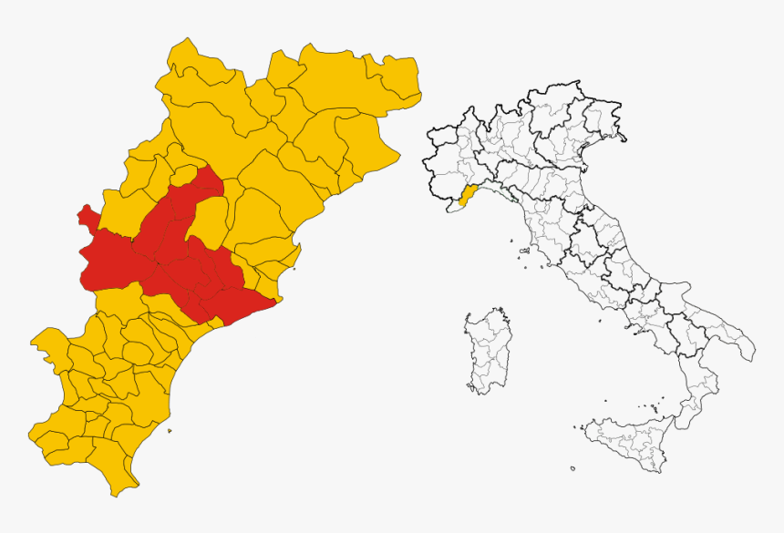 Mapa Del Marquesado De Finale En Liguria - 07026 Olbia Province Of Olbia Tempio Italy, HD Png Download, Free Download