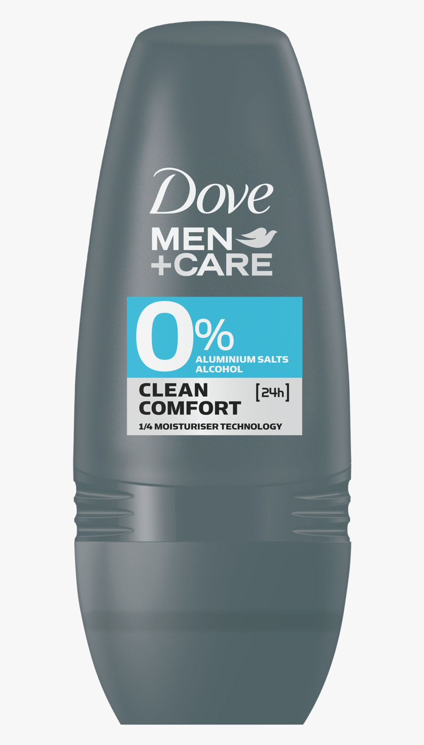Dove Men Care 0% Aluminium Clean Comfort Deodorant - Dove Men Care, HD Png Download, Free Download