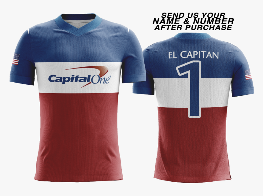 Mens/youth Capital One Spirit Jersey - Sports Jersey, HD Png Download, Free Download