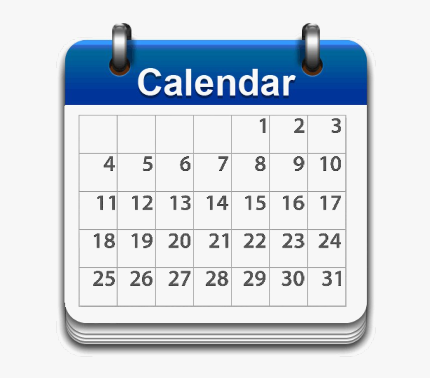 Calendar Png Download Image - Calendar Icon Png Transparent, Png Download, Free Download