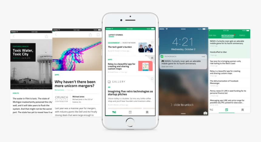 Techcrunch Ios App, HD Png Download, Free Download