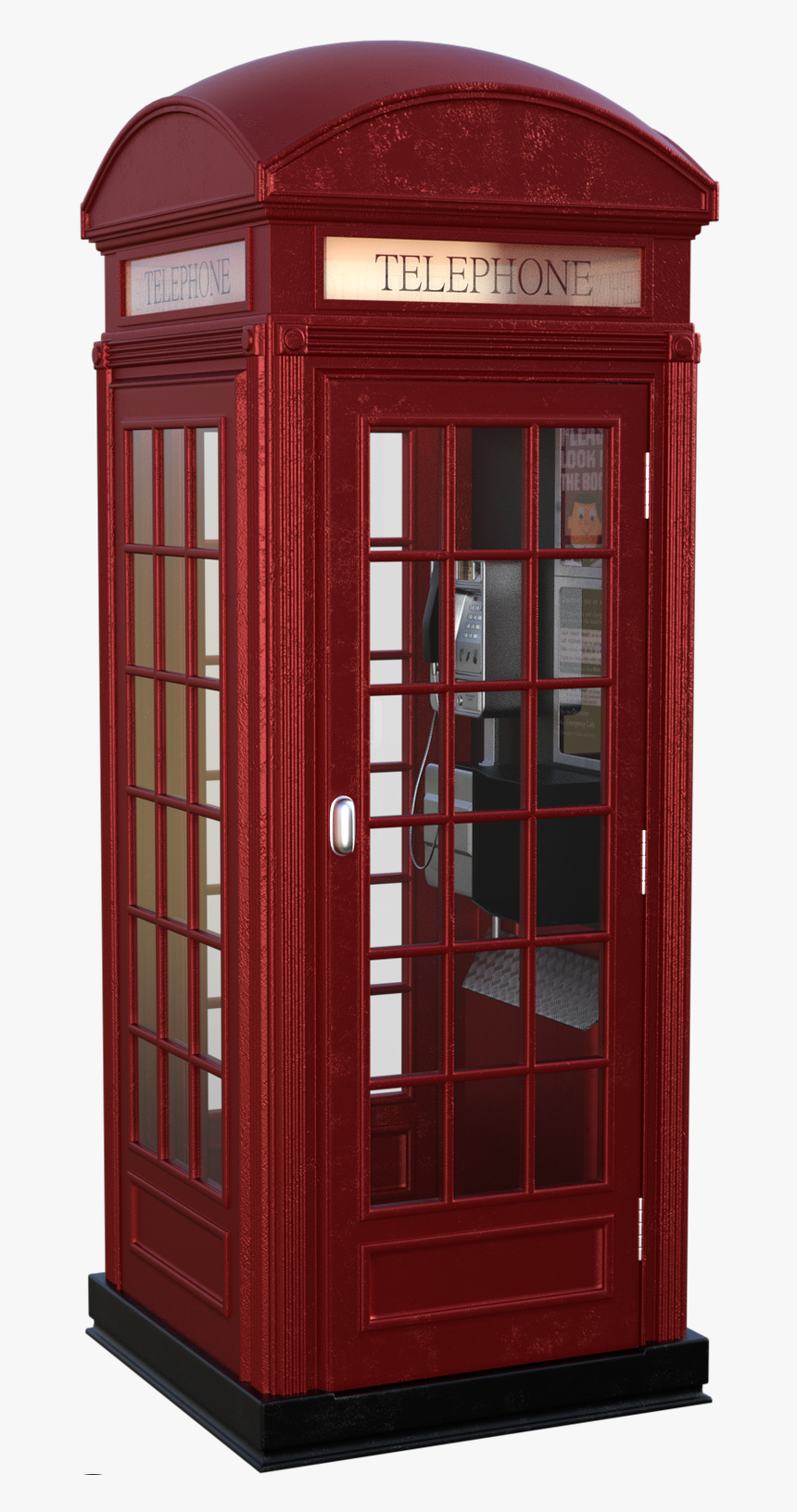Transparent Phone Booth Png - Telephone Booth, Png Download, Free Download