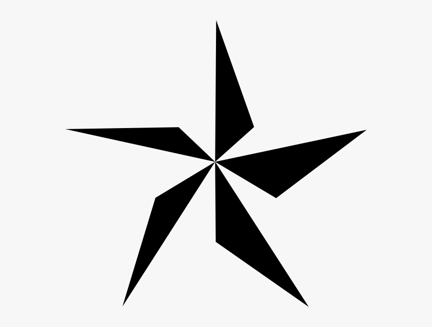 Star Half Black Half White, HD Png Download, Free Download