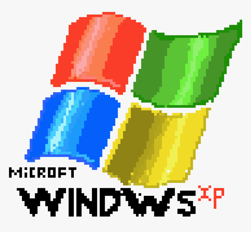 Windows Xp Png - Windows Logo Pixel Art, Transparent Png, Free Download