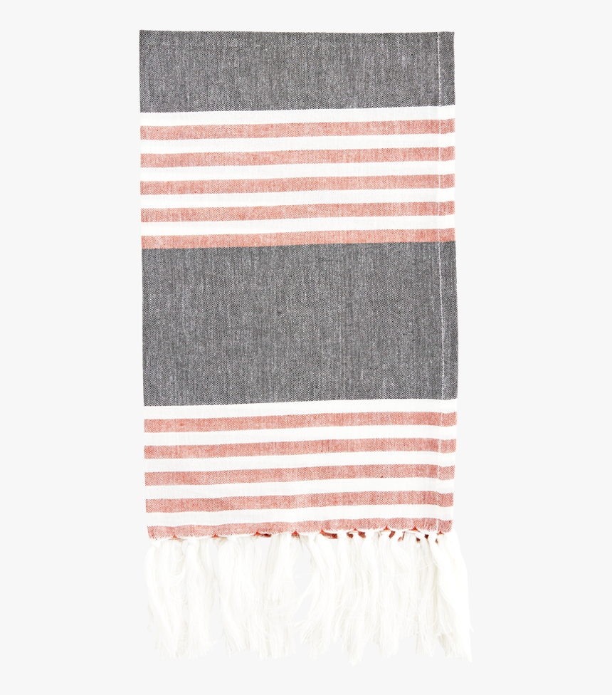 Grey & Red Stripe Tea Towel - Scarf, HD Png Download, Free Download