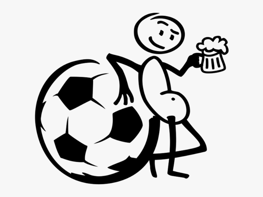 Soccer Dude And His Beer - Soccer Dude, HD Png Download, Free Download
