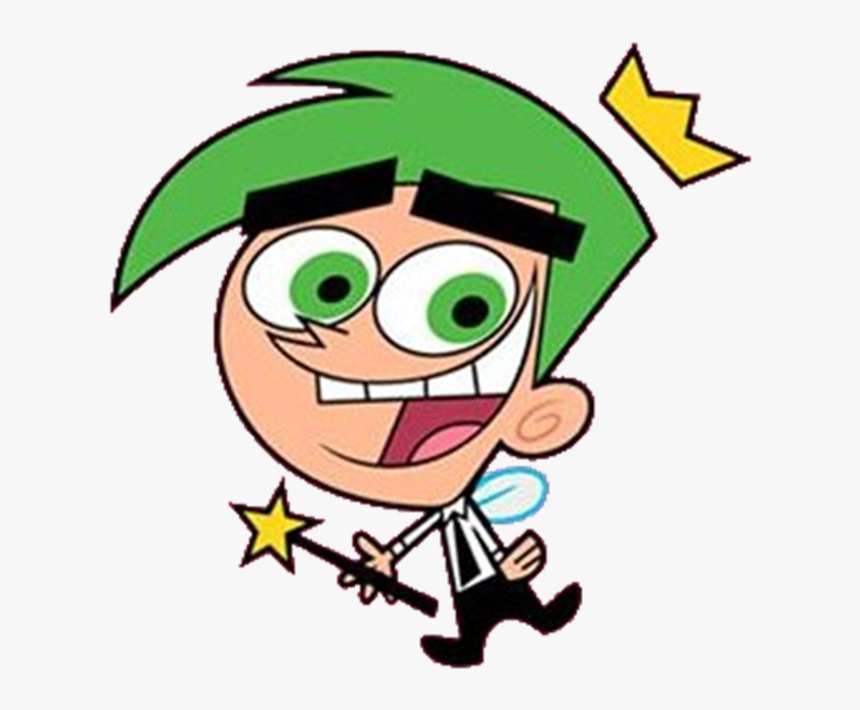 Cosmo Is One Of Timmy"s Fairy Godparents, Alongside - Fairly Oddparents Timmy Cosmo, HD Png Download, Free Download