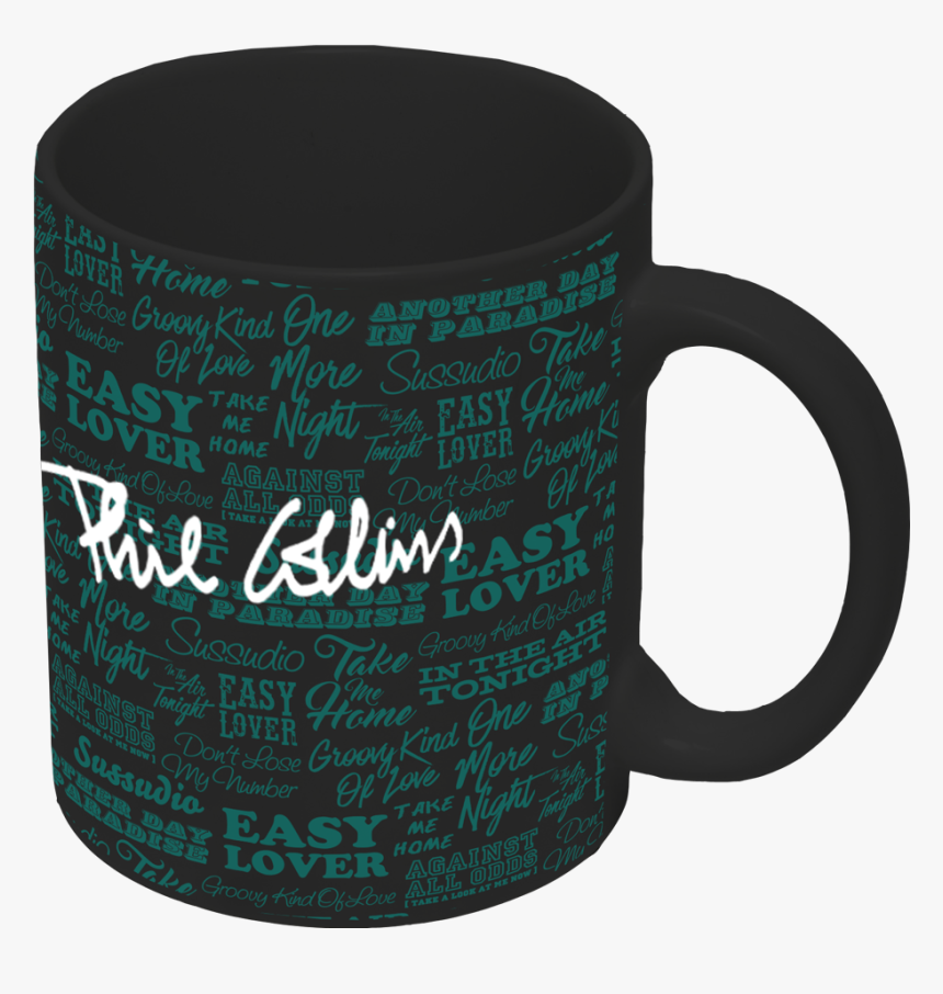 Lyric Mug Black - Phil Collins Not Dead Yet Tour 2019 Coffee Mugs, HD Png Download, Free Download
