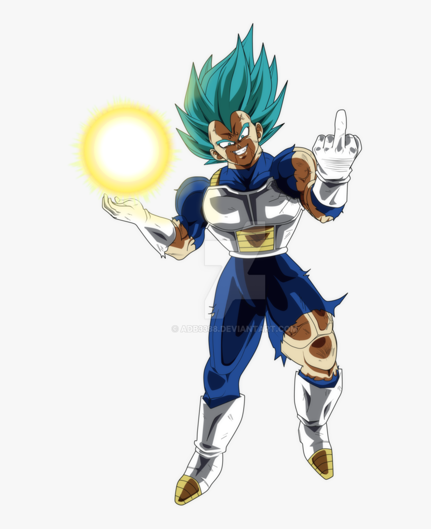 Anime,dragon Ball,cartoon,action Figure,fictional Character - Vegeta Blue Png, Transparent Png, Free Download