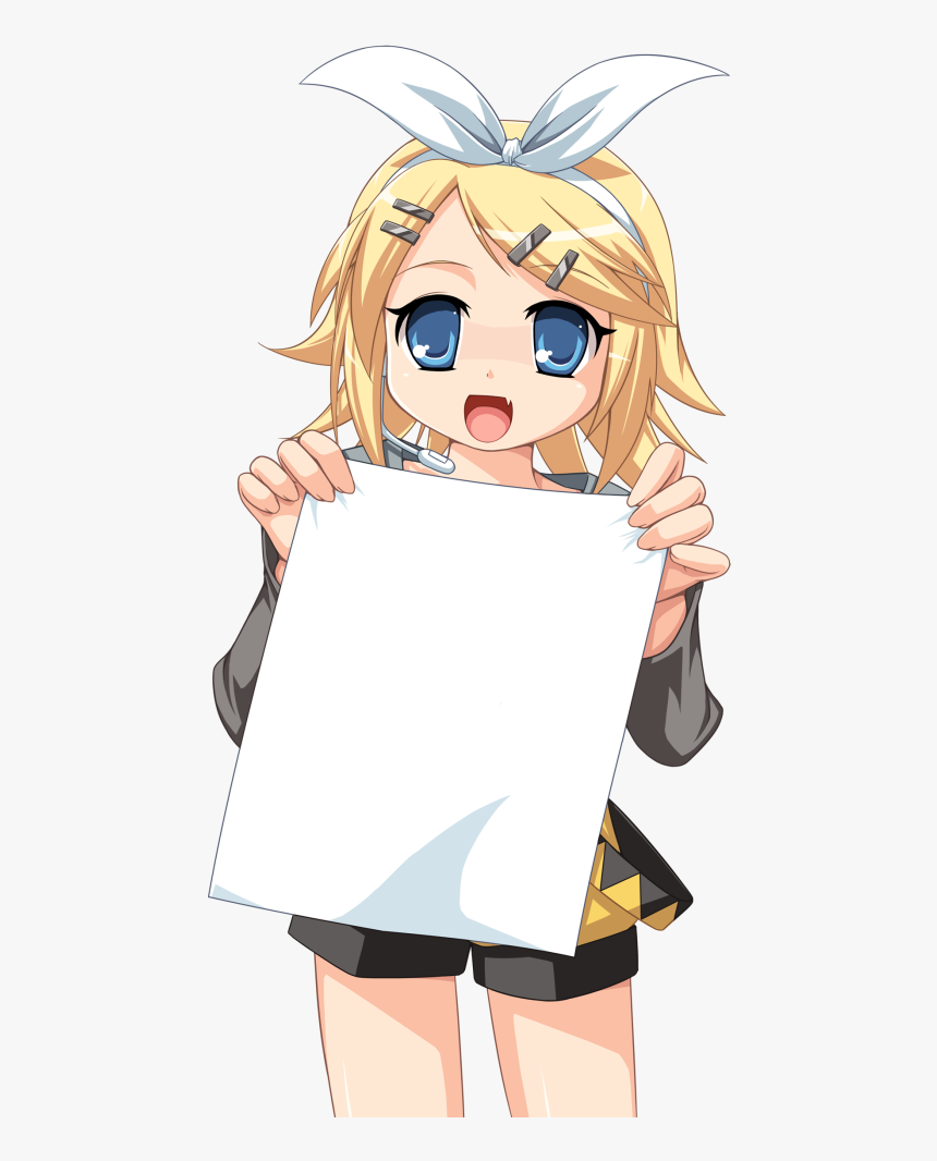 Kagamine Rin Gif Png, Transparent Png, Free Download