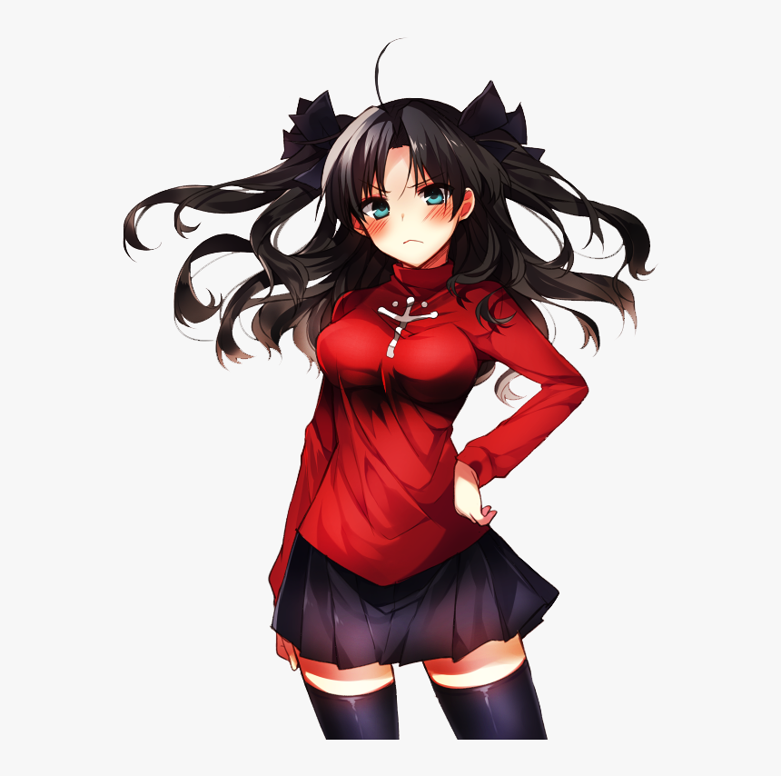 Transparent Rin Tohsaka Png - Rin Fate Stay Night Png, Png Download, Free Download