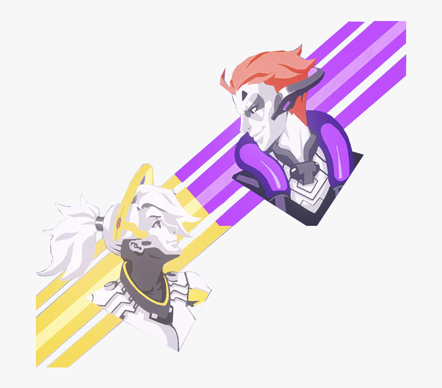 Overwatch Moira Mercy Spray, HD Png Download, Free Download