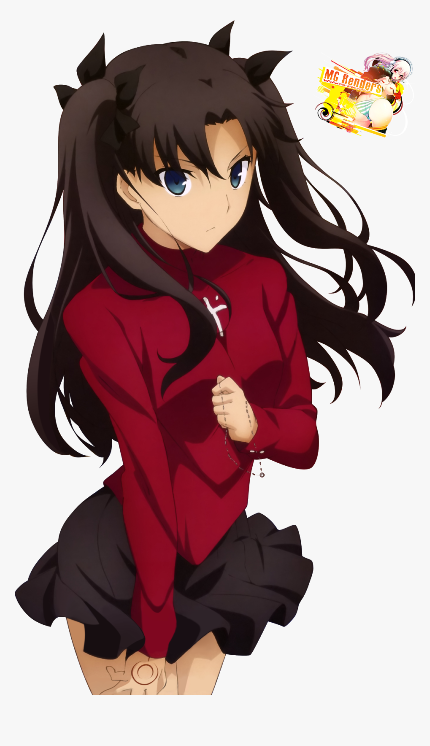 Transparent Rin Tohsaka Png Fate Stay Night Rin Wallpaper Iphone Png Download Kindpng