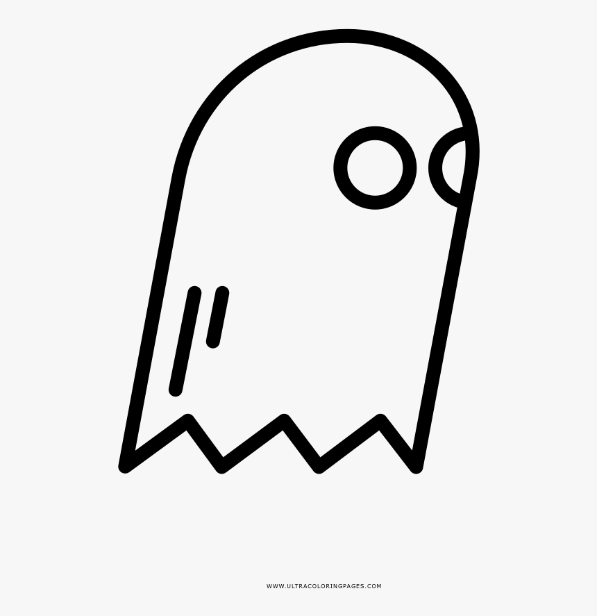Fantasma Página Para Colorear - Line Art, HD Png Download, Free Download