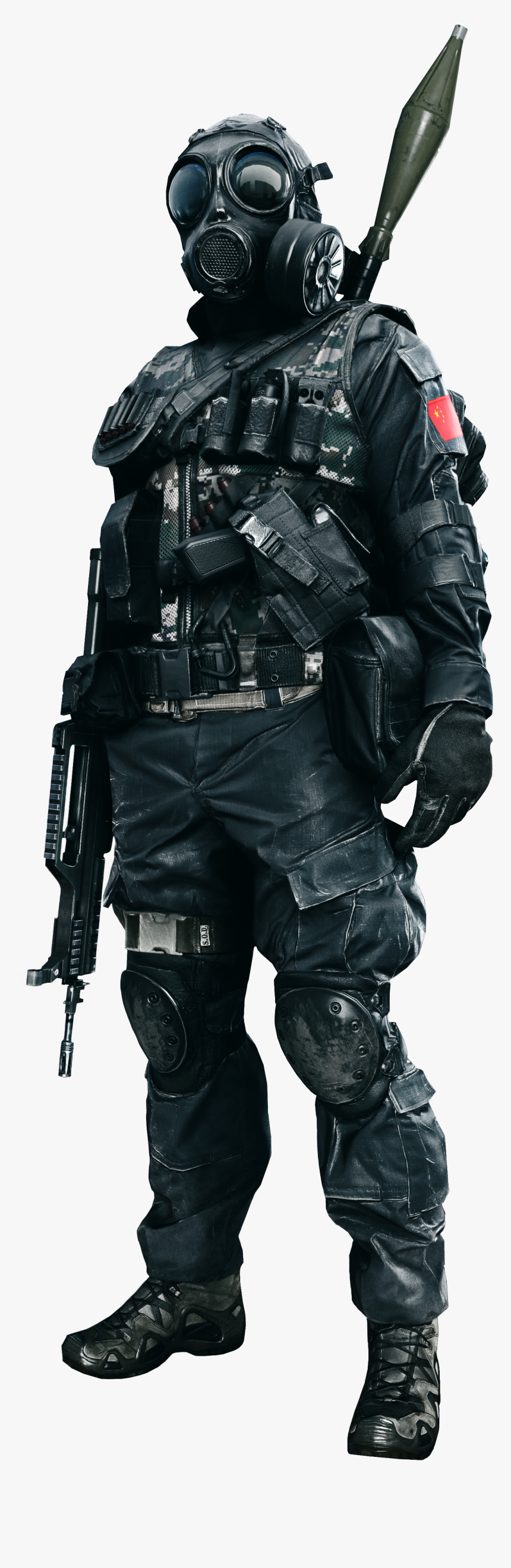 Bf4 Render China Eng - Post Apocalyptic Military Clothing, HD Png Download, Free Download