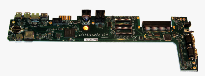 Ultimate64 Motherboard Sm - C64 Main Board, HD Png Download, Free Download