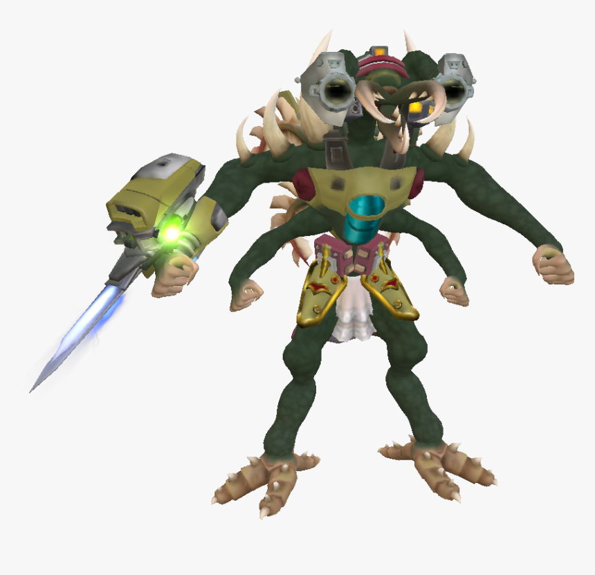 An Episolon Grox Drone Ready For Battle , Png Download - Action Figure, Transparent Png, Free Download