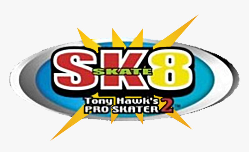 Sk8 Tony Hawk"s Pro Skater 2 Logo , Png Download - Tony Hawk's Pro Skater 2 Japan, Transparent Png, Free Download