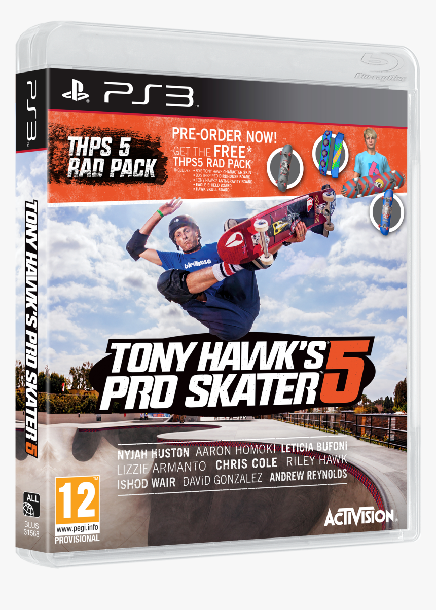 Ps4 Tony Hawk Skateboarding, HD Png Download, Free Download