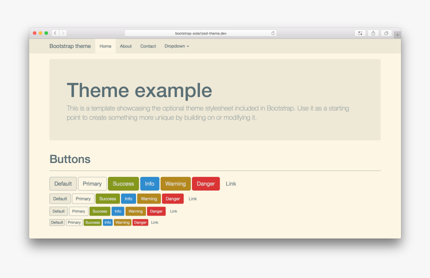 Preview Light - Bootstrap Solarized, HD Png Download, Free Download